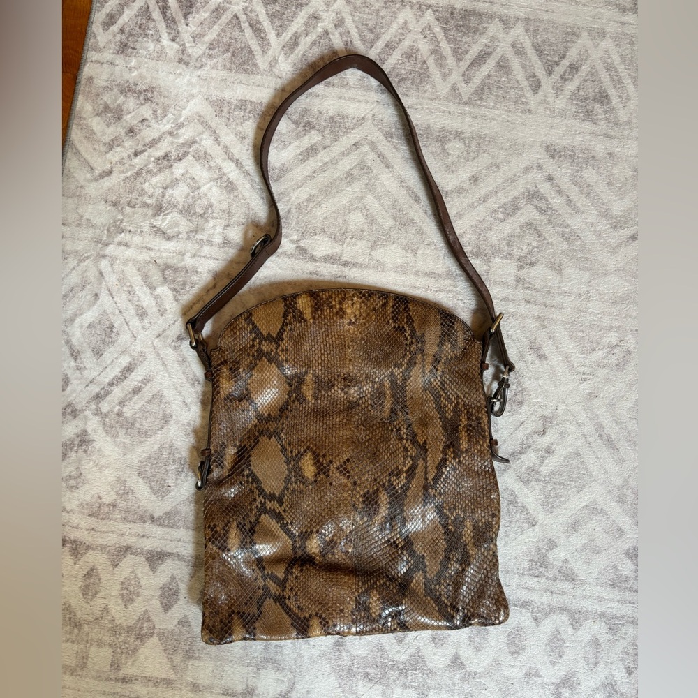 Authentic Python Large Crossbody Bag - Picture 3 of 11